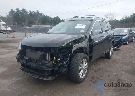 2016 Nissan Rogue Sv z USA, uszkodzony, nr VIN KNMAT2MV2GP708197